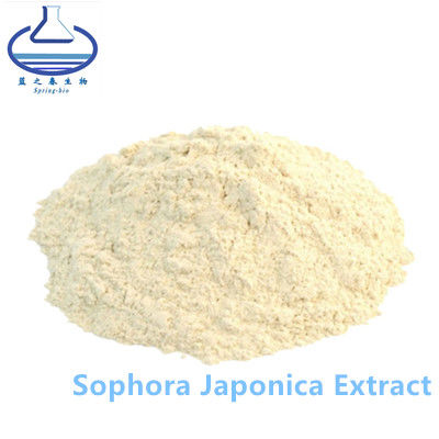 Sophora Japonica Rutin Pure Herbal Extract Powder White Color CAS 153-18-4
