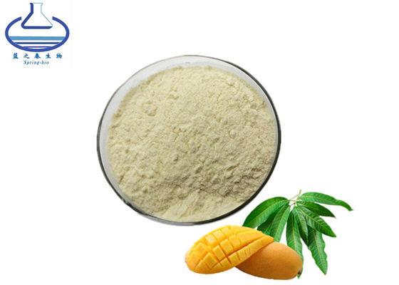 Le colorant alimentaire naturel d'extrait de feuille de Manggo saupoudrent 4773-96-0 Mangiferin